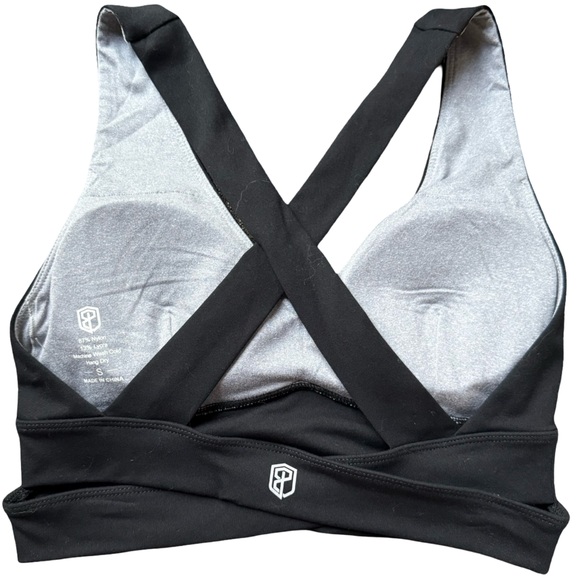 Born Primitive (EUC) Women’s Double Cross Sports Bra (Black) - Picture 2 of 9